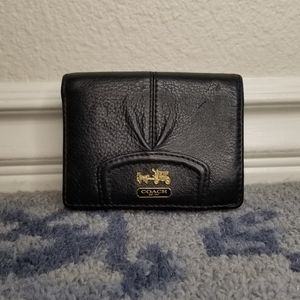 Coach black wallet